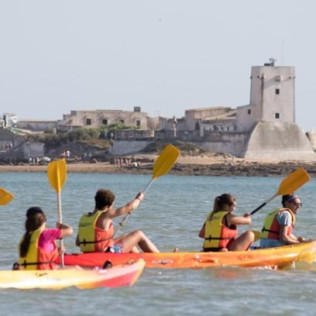 Kayak hasta el Islote de Sancti Petri (Cádiz)