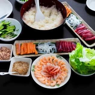 Taller de Cocina a Elegir para dos: Sushi, Pasta, Tailandesa o India (Madrid) 