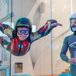 Vuela el doble: Túnel del Viento para Niños en Windobona (Madrid)