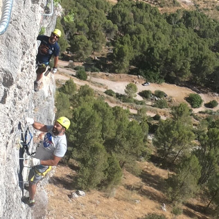 Vía Ferrata en las Cuevas de San Marcos o Archidona con Fotos (Córdoba)