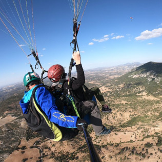 Vuelo Acrobático en Parapente (Ronda, Málaga)