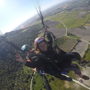 Vuelo Acrobático en Parapente (Ronda, Málaga)