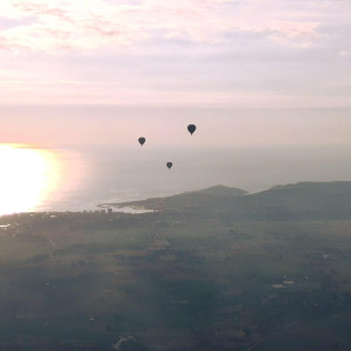 Vuelo en Globo con Cava por l'Empordà (Costa Brava, Girona)