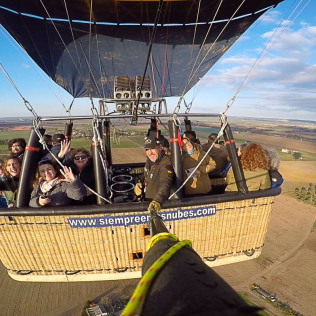 Vuelo en Globo con Vídeo, Almuerzo y Cava (Salamanca)