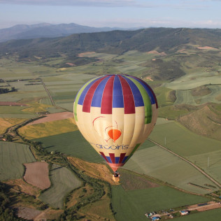 Vuelo Romántico en Globo para dos con Fotos y Vídeo (La Rioja)