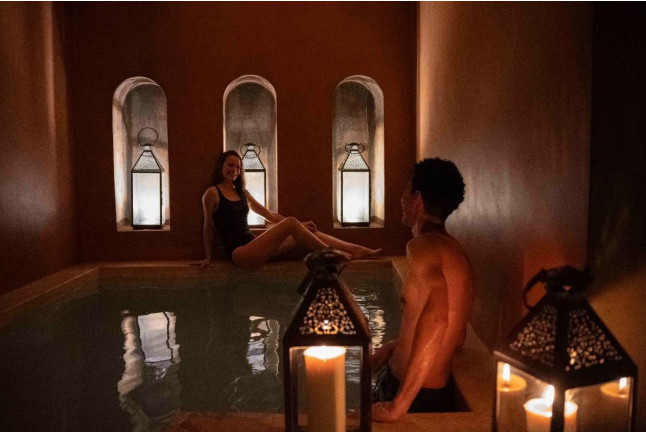 Ritual Marrakech: Circuito Clásico y Masaje Relajante para dos en Hammam Vejer (Vejer de la Frontera, Cádiz)