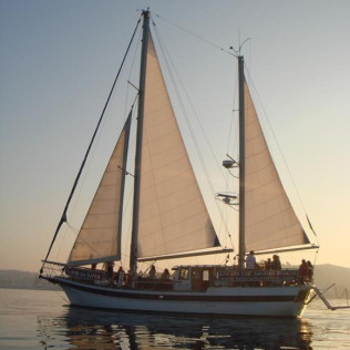 Puesta de Sol y Cena Romántica en Velero para dos (Málaga)
