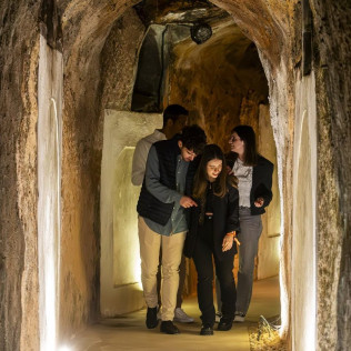 Visita a Bodega Subterránea con Cata de Vinos y Quesos o Dulces artesanos en Bodegas de Alberto (Valladolid)