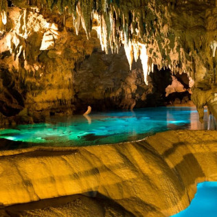 Espeleología en Cueva Marina y Rápel cerca de Cala Romántica (Mallorca)