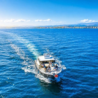 Excursión en Barco en Busca de Delfines por la Bahía de Estepona con Bebida y Picoteo (Málaga)