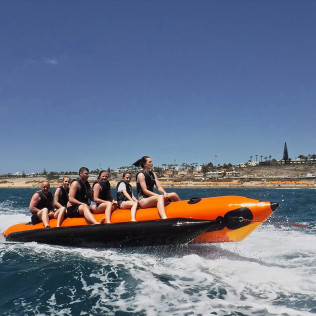 Paseo en Banana Boat en Playa de Taurito, Playa de Mogán y Playa del Inglés (Gran Canaria)